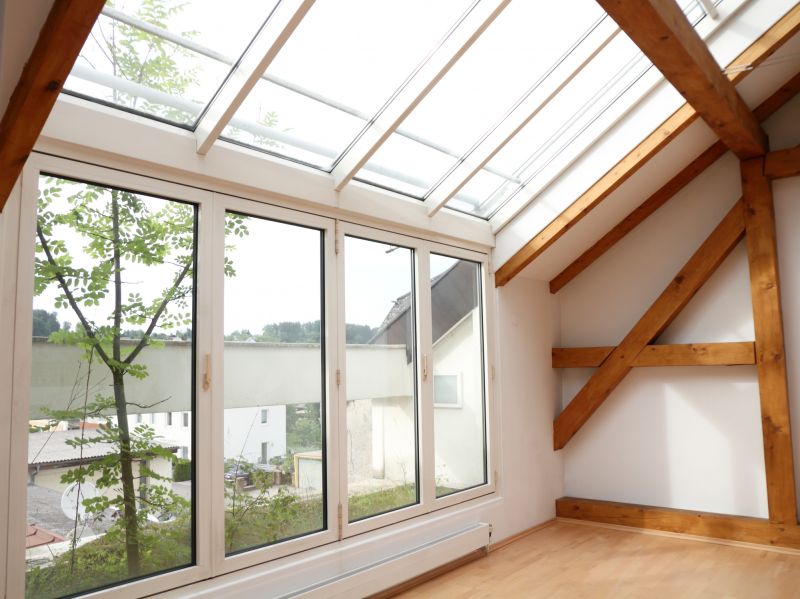 Skylight Installation in a Living Room